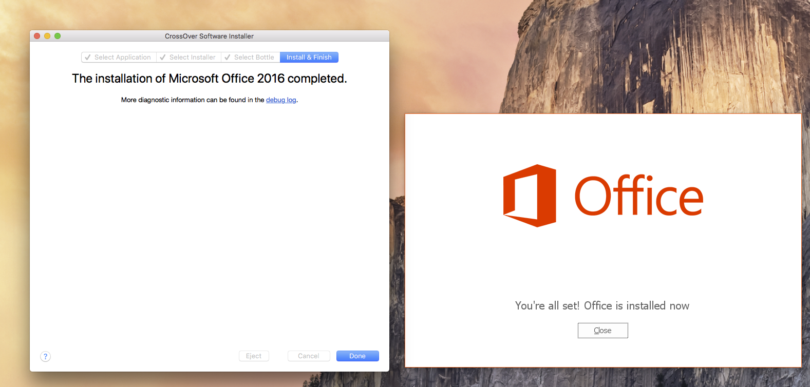 Crossover Mac Office 2016